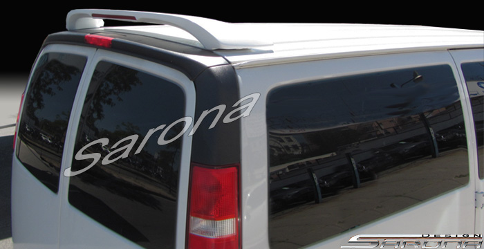 Custom GMC Savana Van  All Styles Roof Wing (1996 - 2024) - $289.00 (Part #GM-036-RW)